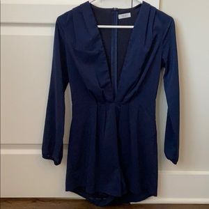 Navy blue Tobi romper